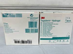 Lot of 2 NEW 3M 91111 Tegaderm Hydrogel Wound Filler