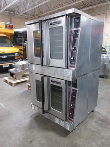 lot 703 image: GARLAND DOUBLE STACK CONVECTION OVEN - GAS