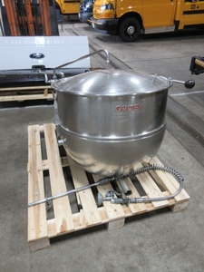 lot 707 image: GROEN 40 GALLON STEAM KETTLE