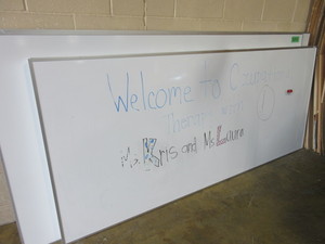 lot 724 image: LONG, LARGE WHITE BOARDS