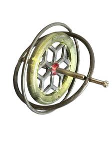 lot 10 image: Vintage GYROSCOPE (Made in USA) Spinning Toy