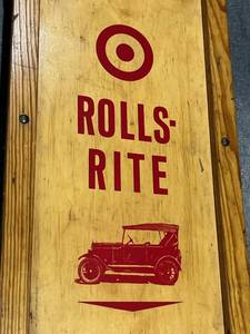 lot 60 image: Vintage Rolls-Rite Wooden Mechanics Creeper in Good Condition