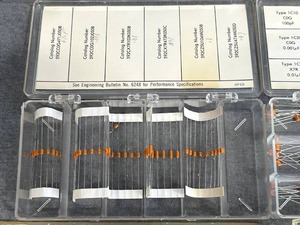 lot 140 image: Vintage Archer & Sprague Capacitor and Resistor Kits
