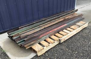 Pallet of Used Fence Posts
