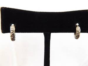 NEW .925 Sterling Silver Mini Hoop Earrings