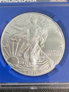 2017 AMERICAN SILVER EAGLE NGC MS69