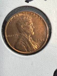 1945-D US WHEAT CENT BU