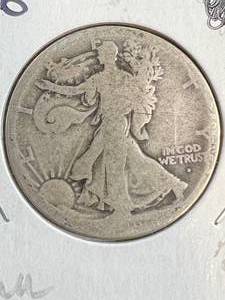 1916-D US WALKING LIBERTY HALF DOLLAR