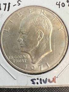 1971-S US EISENHOWER DOLLAR 40% SILVER