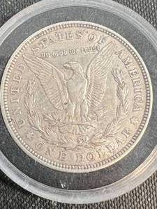 1921 US MORGAN SILVER DOLLAR IN AIRTITE