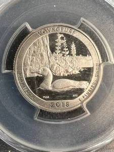 2018 US VOYAGEURS QUARTER PCGS PR69 DCAM