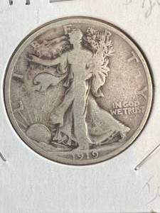 1919 US WALKING LIBERTY HALF DOLLAR