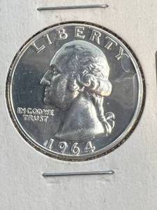 1964 PROOF US WASHINGTON QUARTER