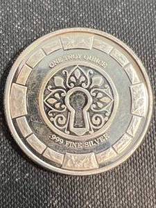1 TROY OZ .999 FINE SILVER STANSBERRY RESEARCH ROUND