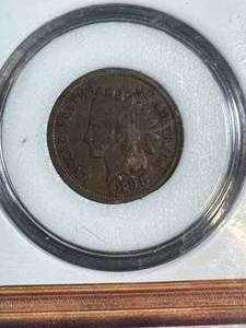 AMERICAS RARE 19TH CENTURY COINS INDIAN HEAD CENT AND BARBER QUARTER