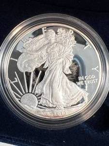 2013 PROOF AMERICAN SILVER EAGLE IN ORIGINAL MINT PACKAGING