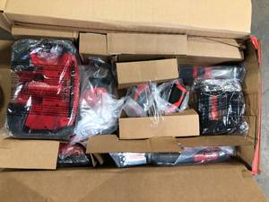 Milwaukee M12 12V Lithium-Ion Cordless Combo Tool Kit (8-Tool) w(2) 1.5Ah and (1) 3.0Ah Batteries, (1) Charger, (1) Tool Bag Customer Returns See Pictures