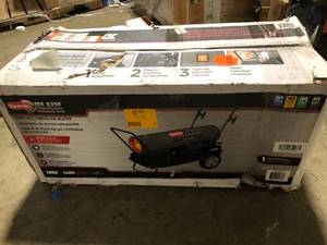Dyna-Glo Delux 140K or 180K BTU Kerosene Forced Air Heater    Customer Returns See Pictures