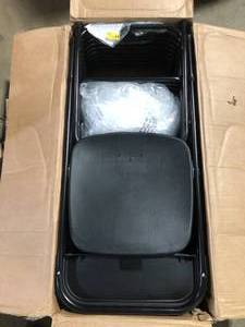 Karl home Black Steel Frame Plastic Seat Folding Chairs (Set of 10) Customer Returns See Pictures