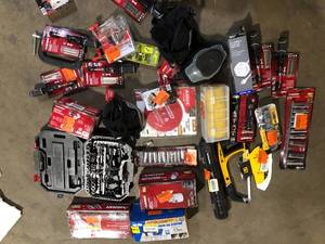 Lot of Assorted Tools and Hardware Various Models and Conditions Customer Returns See Pictures