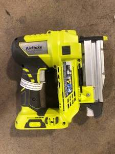 RYOBI ONE 18V 18-Gauge Cordless AirStrike Brad Nailer (Tool Only)  Customer Returns See Pictures