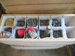 Lot of nails and other hardware in ...