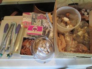 Box of wine making supplies and acc...