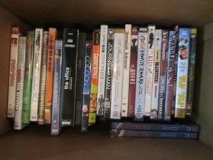 Box of Assorted Family friendly DVD...