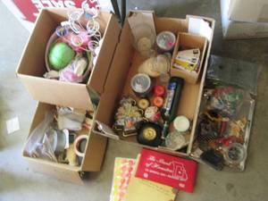 Easter decor, candles, office suppl...