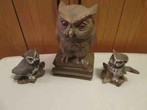 Ceramic Owl figurines and decor...