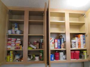 (2) Cupboards content consisting of...