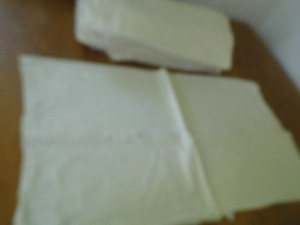 Stack of flour sacks