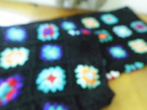 (3) handmade afghans...