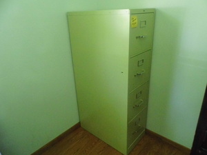 Standard size Metal 4-drawer file c...