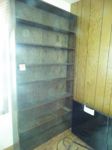 Large wood Multi-tier Bookcase appr...