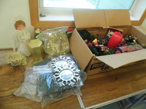 Box of Assorted Vintage Christmas