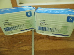 (2) unopened packages of Small Adul...