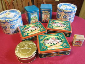 Collectible storage tins...