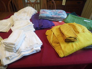 Placemats and dining elegance...