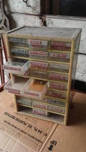 lot 208 image: 27 Compartment Parts Storage.