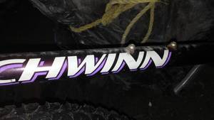lot 220 image: Schwinn 18 Speed Bicycle. Needs summer air and a wash.