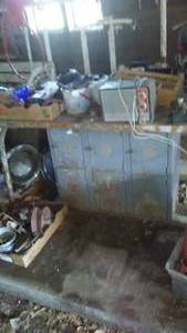 lot 231 image: Lockers, Tabletop And Contents. Lots of Great stuff.