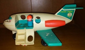 lot 12 image: Fisher-Price Fun Jet Airplane Little People