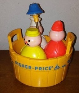 lot 45 image: Fisher Price 3 Three Men In A Tub.