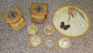 lot 105 image: Vintage Coaster Variety.