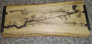lot 66 image: Charcuterie Cheese Board Handcrafted.