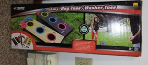 lot 85 image: NEW Cornhole Bag TossWasher Toss Game.