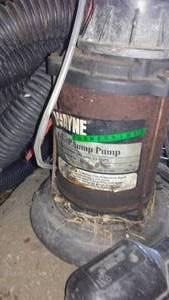 lot 262 image: Wayne 13 Hp Sump-Pump. WHose.