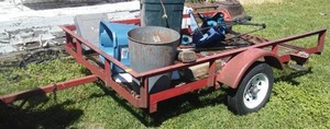 lot 287 image: Trailer, 5 x 8. Metal Mesh bed. great condition.