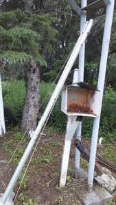 lot 401 image: Aluminum Volleyball Poles. (No Netting)